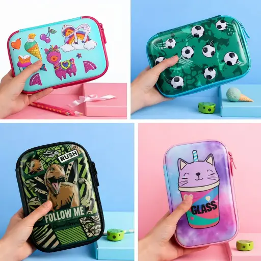 CARTUCHERA TAPA DURA INFANTIL MODV-00BV