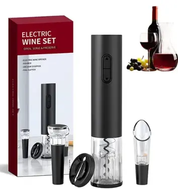 SACA CORCHO ELECTRICO CON ACCESORIOS