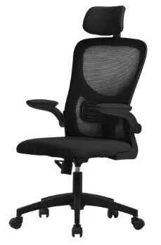 SILLA DE OFICINA ERGONOMICA DL1203-4 CON APOYA CABEZA S/D