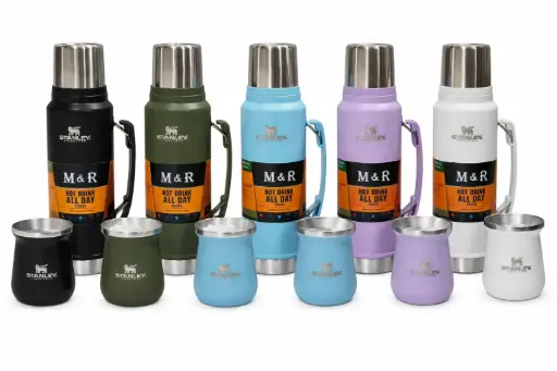 SET MATERO TERMO + MATE 1.2L VACUUM POT