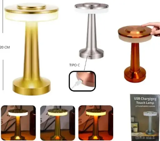 LAMPARA LED TOUCH 3 TONOS 83085