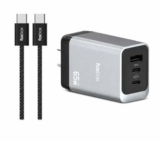 CARGADOR MEGA 3 65W USB+TC + CABLE C A C