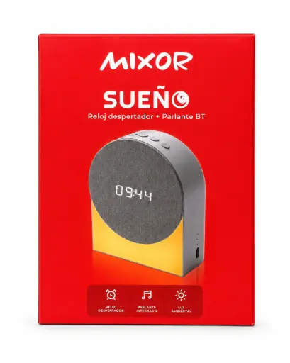 RELOJ DESPERTADOR + PARLANTE SUEÑO MODM-00HJ