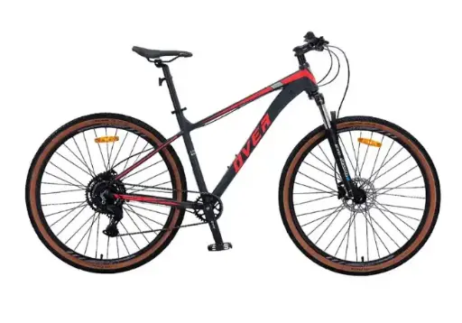 BICI OVERTECH AGRESSOR ALUMINIO RODADO 29 TALLE M - NEGRO/ROJO S/D