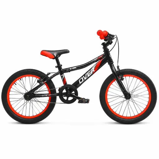 BICICLETA OVERTECH Q6 R20 NEGRO/ROJA - PREVENTA