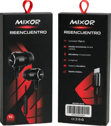 AURICULAR IN EAR TIPO C REENCUENTRO MIXOR