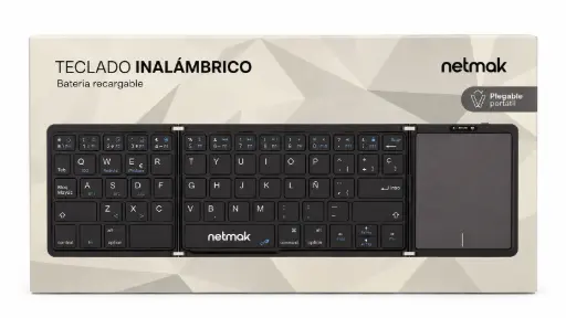 TECLADO PLEGABLE CON TOUCHAPAD 5.0 REC NM-KB915