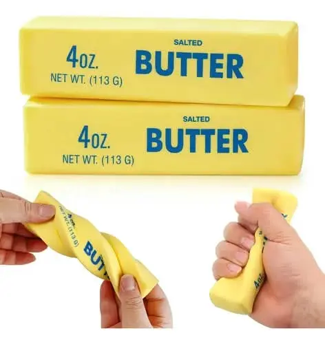 SQUISHY BUTTER SOLO COLOR AMARIILO 