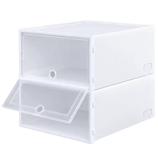 ORGANIZADOR DE ZAPATOS APILABLE CON TAPA - DL2187
