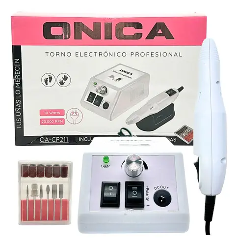 [yq210] SET MANICURA TORNO PROFESIONAL YQ210